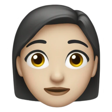 Natalí con anteojos sticker