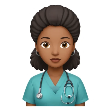 black woman surgeon sticker