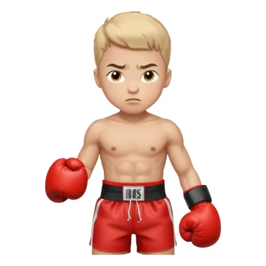 young boy professional boxer sticker