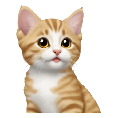 American bobtail kitten sticker