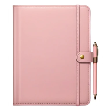 Light pink notebook planner sticker