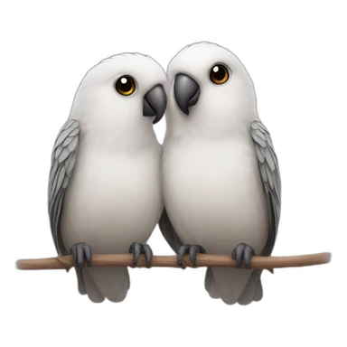Lovebirds sticker
