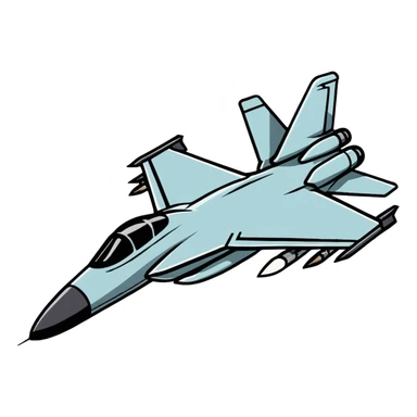 fighter jet dropping bombs sticker