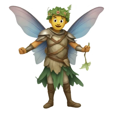 medieval fairy sticker