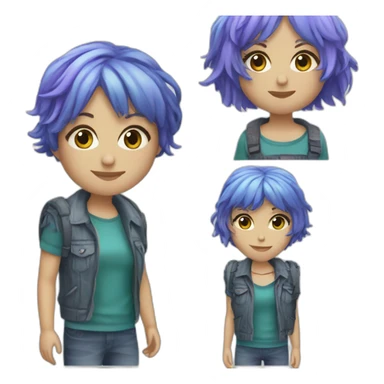 Ramona flowers qui fait du roller sticker