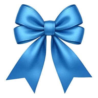blue ribbon/bow sticker