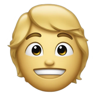 Visage qui fond sticker