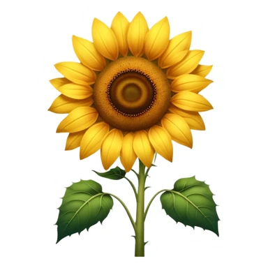 Sunflower in night sky sticker