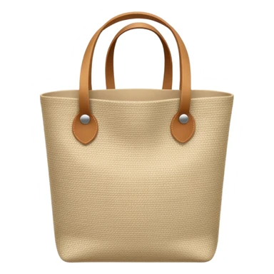 cartoon market bag, do not add stripes and make it empty. Do not add face. Top view sticker