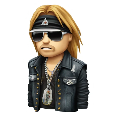 Axl rose from Guns n roses sticker