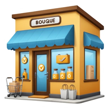 goods delivery point boutique sticker