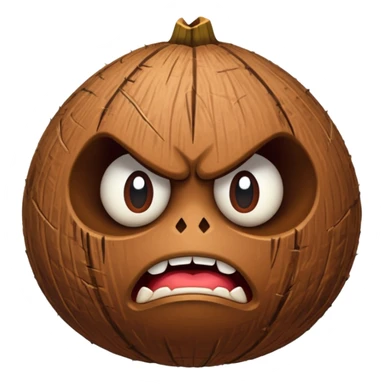 kakamora angry coconut Disney  sticker