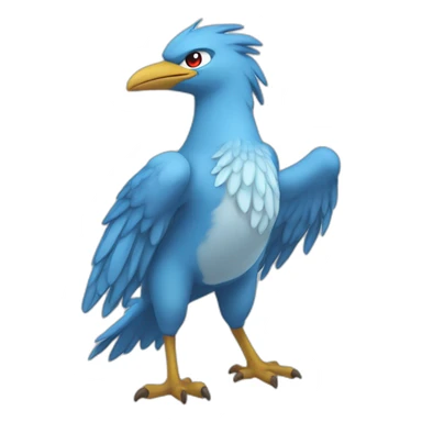 crazy funny stupid Articuno pokemon baby's stupid sticker