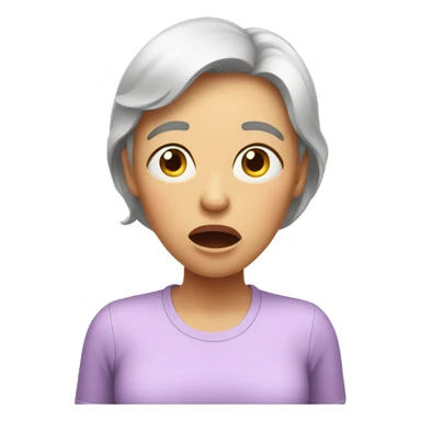 shocked mom  sticker