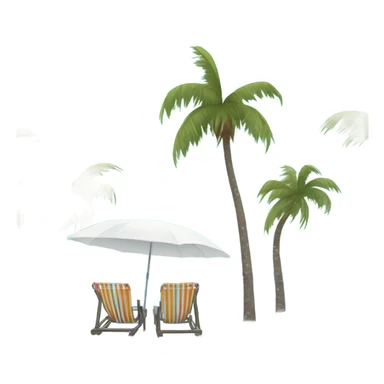 Snowy Florida beach sticker