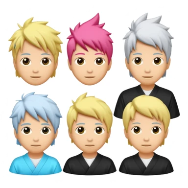 luzes japonesas roxas e ciano sticker