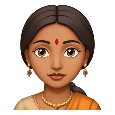 indian woman sticker