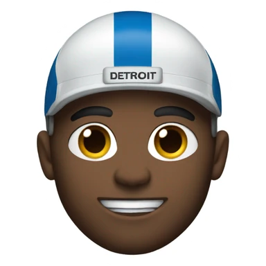 Detroit lion football player  sticker