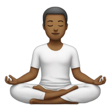 meditate sticker