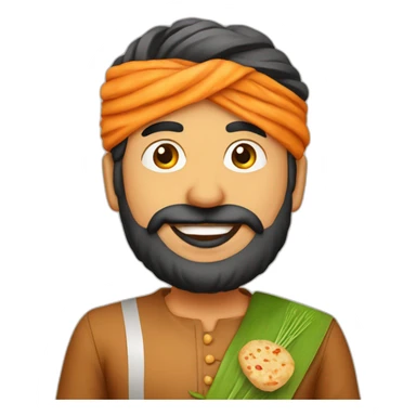 pav bhajji indian cuisine sticker