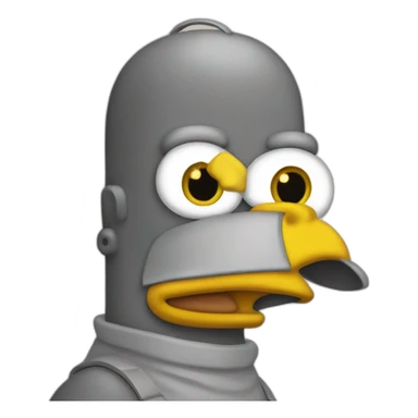 Simpson canard sticker
