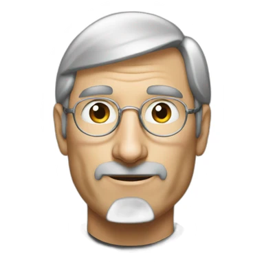 Steve Jobs pensando  sticker