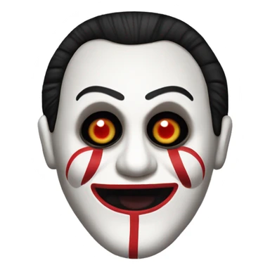 billy the puppet black eyes sticker