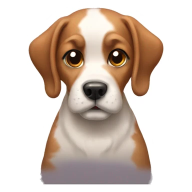 Dog were bow sticker