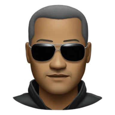 Morpheus, Lawrence fishburne from the matrix sticker