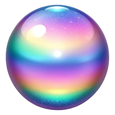 Iridescent big giant glistening glossy sparkly shiny glittery sticker