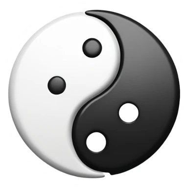 yin yang symbol sticker