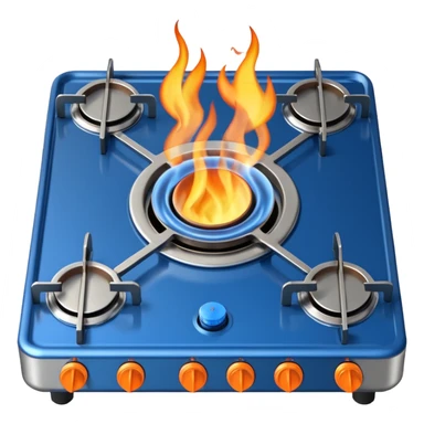 gas burner sticker