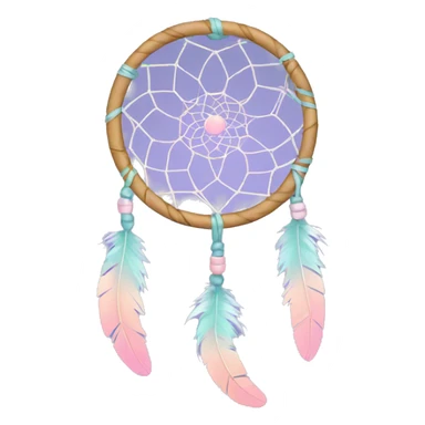 Mini pastel dreamcatcher sticker