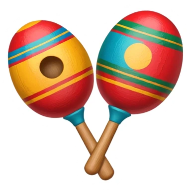 mexican maracas sticker