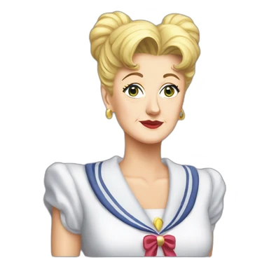 Jessica fletcher as sailor moon sticker