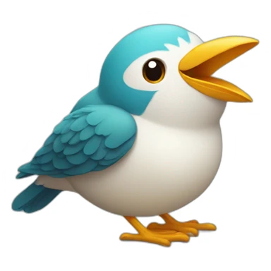 bird winning prize sticker