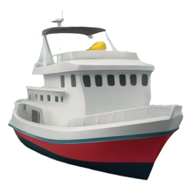 Boat in miami  sticker