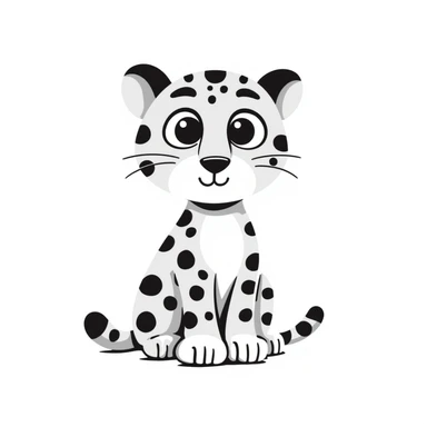 Leopard sticker
