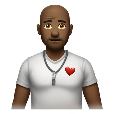 wounded heart sticker