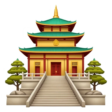 buddhist Temple visit sticker