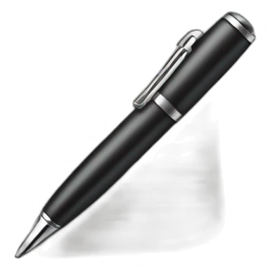 pen and paper floating sticker