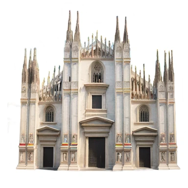 Duomo di Milano l’arcobaleno  sticker