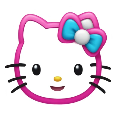 Hello kitty souriant  sticker
