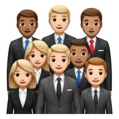 group of people, media agency sticker