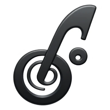 bass clef sticker