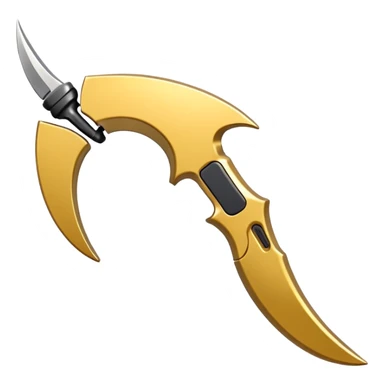 golden karambit sticker