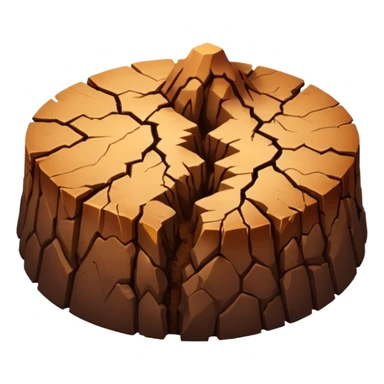 earthquake crack sticker