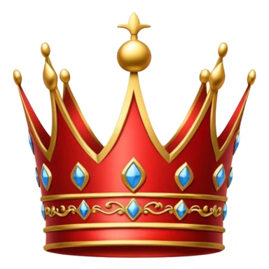 RED Crown King sticker