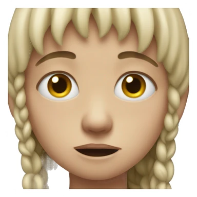 A weeping child sticker