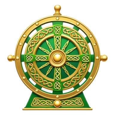 Celtic Tarot Card with wheel of fortune  sticker